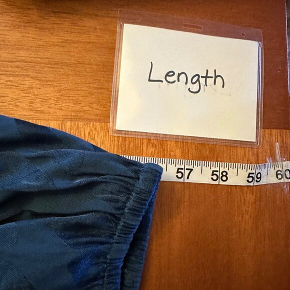 Anthropologie Medium green blue button up belted jump suit NWT - Picture 3 of 9